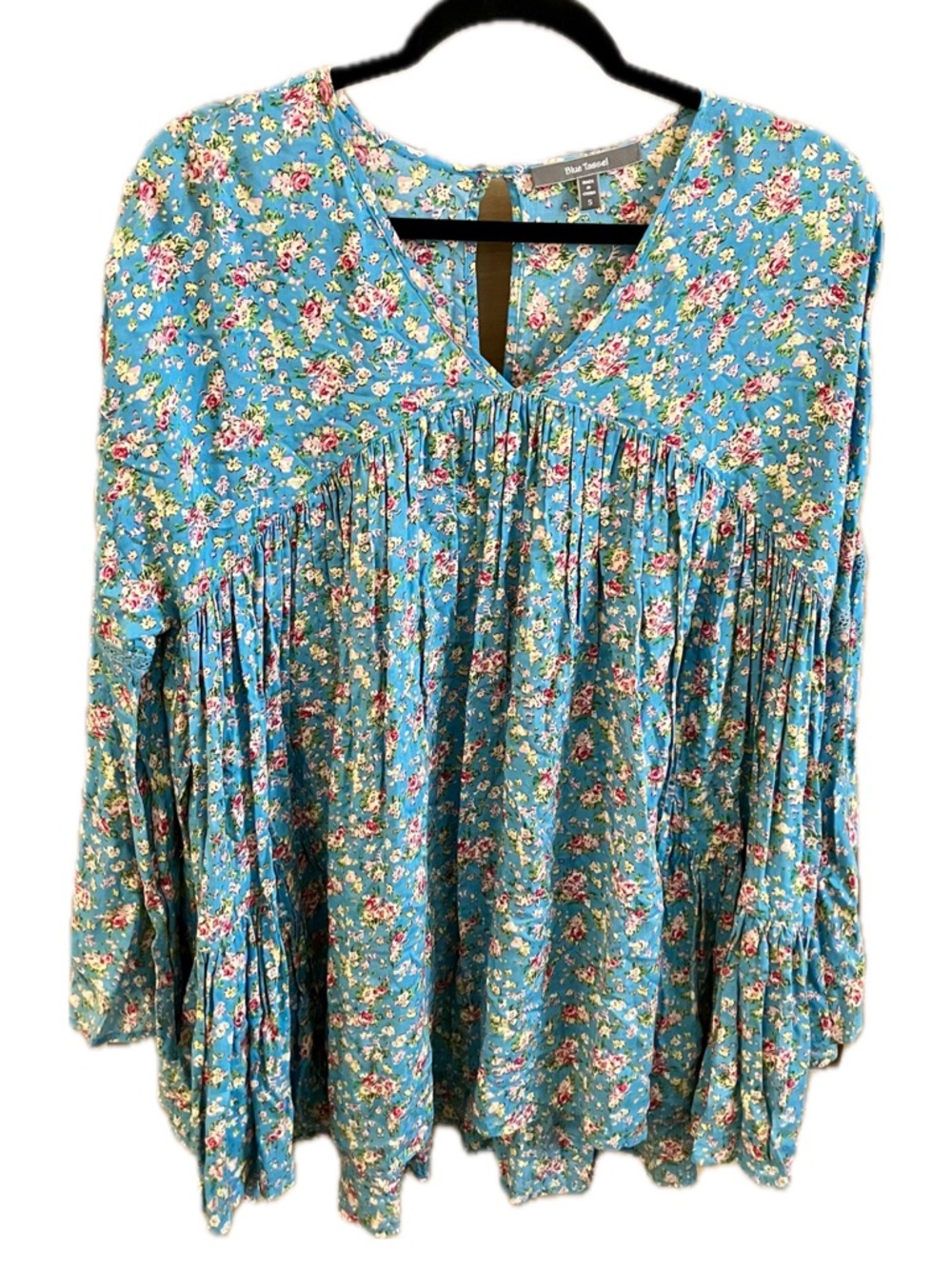 Floral Blue Mini Dress